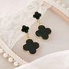 SOHI Women's The Clover Drop Earrings - 2 of 4