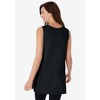 Woman Within Women's Plus Size Longer-Length Dip-Dye Sleeveless Tunic - 3 of 4