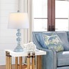 ROTTOGOON Touch Control Table Lamp Set of 2, 3-Way Dimmable Bedside Lamps with 2 USB Charging Ports for Living Room, Bedroom - Blue Washed White - 4 of 4