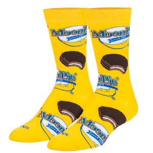 Cool Socks, Moon Pie, Funny Novelty Socks, Large - 1 of 4