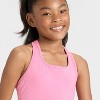 Girls' Racerback Tank Top - All In Motion™ - 3 of 3