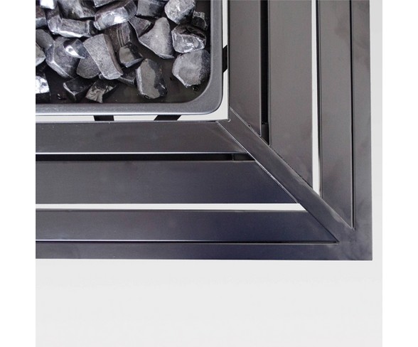 30" Outdoor Patio Gas Fire Pit with Steel Mantel Gray - Endless Summer