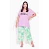 Avenue Women's Plus Size Dream Big Sleep Top - 3 of 4