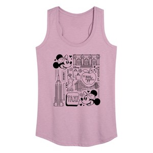Women's - Disney - Mickey & Friends Graphic Racerback Tank - 1 of 4