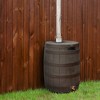 Good Ideas Rain Wizard 50 Gallon Rain Barrel Water Collector, Oak (2 Pack) - image 4 of 4