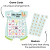 Big Dot of Happiness Whole Llama Fun - Picture Bingo Cards and Markers - Llama Fiesta Baby Shower Shaped Bingo Game - Set of 18 - 2 of 4