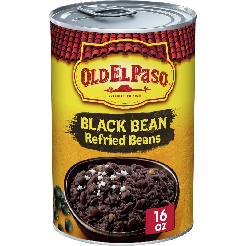 Old El Paso Refried Black Beans - 16oz, 1 of 10