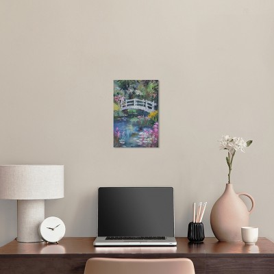 Hidden Garden Impressionism Wall Art on Wrapped Canvas, 10" x 15"