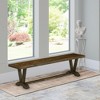East West Furniture, Dining Chair- Distressed Jacobean Finish - 2 of 4