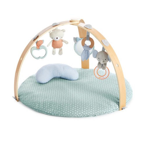 Ingenuity Cozy Spot Reversible Duvet Activity Gym with Wooden Toy Bar - image 1 of 4