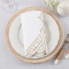 Saro Lifestyle Table Napkins with Braid Embroidered Design (Set of 4) - image 4 of 4