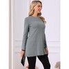 INSPIRE CHIC Women's Fall Crew Neck Long Sleeve Oversized Chunky Sweater - 3 of 4