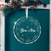 Christmas Christian Gifts for Women Faith - Glass Christmas Ornaments 2025 for Tree Decorations - 4 of 4
