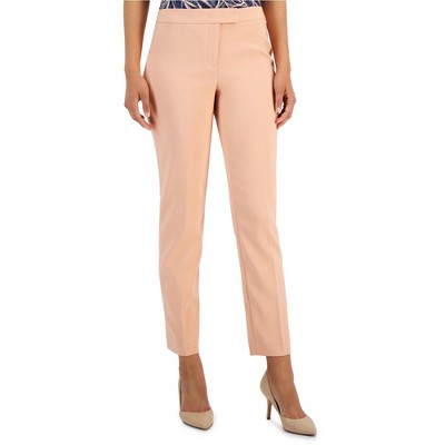 Anne Klein Womens Fly-Front Bow Dress Pants
