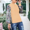 Anna-Kaci Women's Sequin Puffed Long Sleeve Mock Neck Pullover for Party Wear - 2 of 4