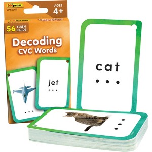 Teacher Created Resources Decoding CVC Words Flash Cards (Case of 6) - 1 of 1