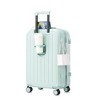 Cesicia 3 Pcs ABS Luggage with 360¡ã Spinner Wheel , Carry on Suitcase, with Cup Holder & USB Port, 20"/24"/28" - 4 of 4