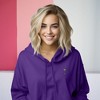 Dalix Martini Embroidered Hoodie Fleece Long Sleeve Cropped Sweatshirt Pullover Womens - 4 of 4