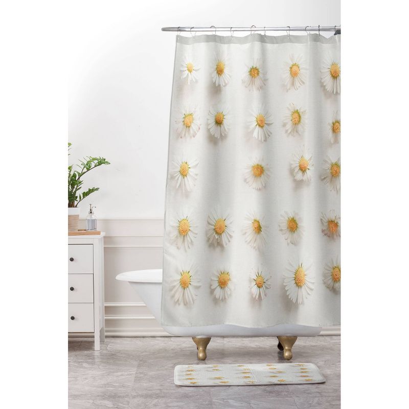 Cassia Beck Daisy Collection Bath Mat Yellow - Deny Designs, 3 of 5