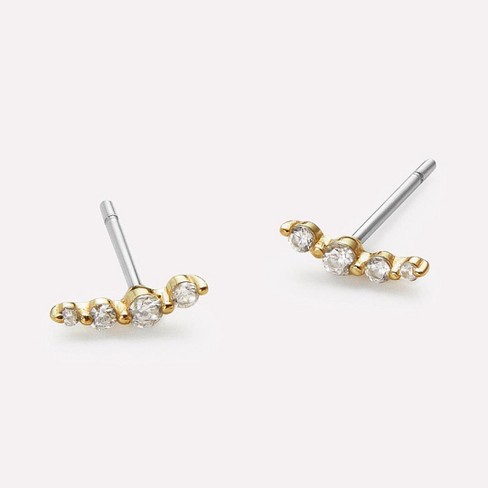 Gold Stud Earrings - Kennedy | Ana Luisa Jewelry