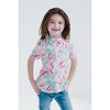 Barbie Girls Hawaiian Button Down Dress Shirt Toddler - image 2 of 4