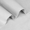 Delara 100% Organic Cotton Percale Weave Fitted Sheet, 400 Thread Count GOTS Certified, Smooth & Breathable Bedding - 3 of 4