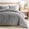 Waffle Textured Comforter Set All Season Down-Alternative Ultra Soft Puffy Bedding - Becky Cameron - 4 of 4