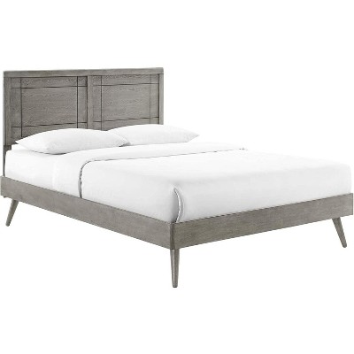 Modway Marlee Twin Wood Platform Bed With Splayed Legs