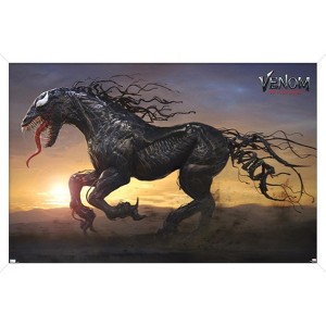 Trends International Marvel Venom: The Last Dance - Symbiote Horse Framed Wall Poster Prints - 1 of 4