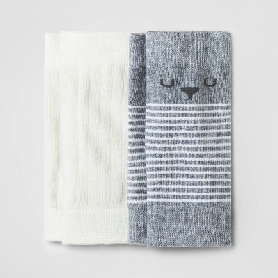 Image of Baby 2pk Leg Warmers - Cloud Island™ Gray