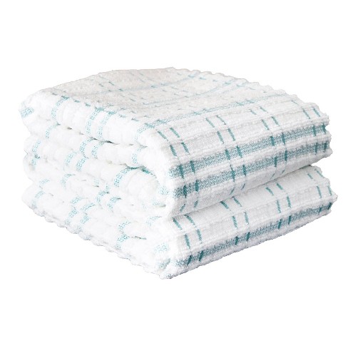 John Ritzenthaler Co. Royale Check Kitchen Towels (2-pack), Dew : Target