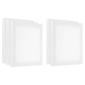 Unique Bargains Painting Blank Art Board 5 Pcs White - 1 of 4