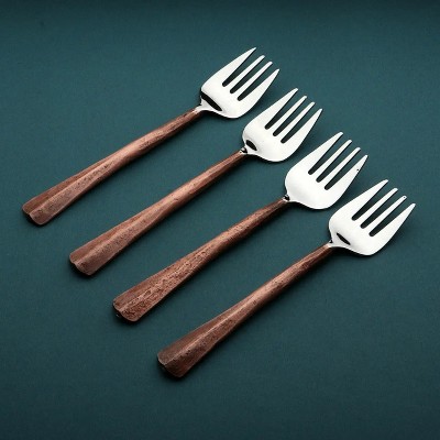 Inox Artisans Copper Ridge Sardine Table Forks 4 Pc. Set