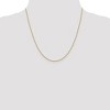 Black Bow Jewelry 0.9mm 14k Yellow Gold Diamond Cut Twisted Box Chain Necklace - 2 of 4