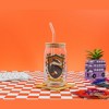 Silver Buffalo Harry Potter Hufflepuff House Mascot Glass Tumbler With Bamboo Lid and Straw - 4 of 4