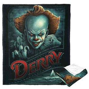 Warner Bros. It Chapter 2 Do You Have The Courage Silk Touch Throw Blanket 50x60 Inches - 1 of 4