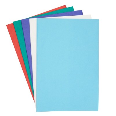 44 Branded Tissue Paper Red,Blue & Green 20 X 30 Sheets Brilliant Colors