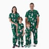 PATPAT Matching Christmas Xmas Pajamas for Family Sets Gingerbread Print Short Sleeve 2pcs Green Sleepwear - 2 of 4