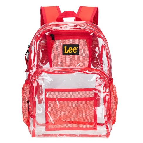 Clear plastic backpack target best sale