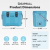 Hooure 30 Quart Cooler with Wheels, Ice Chests Portable Camping Cooler Holds Ice up to 6 Days, Leak-Proof Outdoor Insulated Cooler with Handle - 2 of 4