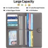 BEAFUP Wallets for Women,Ultra Slim Thin PU Leather RFID Blocking Bifold Wallet -with 11 Card Slots & Coin Pocket,for Daily Use,Travel,Business - 4 of 4
