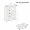 SKRAN 5 Drawers Dresser 5 Drawers Cabinet,Chest of Drawers Closet Organizers and Storage Clothes Storage Drawers Cabinet for Living Room - 3 of 4