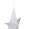 Northlight Tinsel Foldable Glitter Christmas Star Outdoor Decoration - 30" - White - 4 of 4