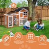 Karl Home Chicken House with Leakproof Pull-Out Tray and UV-Resistant Roof Panel - 3 of 4