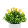 Unique Bargains Artificial Plants Semi-circle Lily Flower Arrangement Plastic 2.76"x2.76"x5.91" 1 Pc - 4 of 4