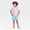 Boys' Short Sleeve Pique Striped Polo Shirt - Cat & Jack™ - image 3 of 3