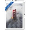 Trends International San Francisco - Foggy Bridge Framed Wall Poster Prints - 3 of 4