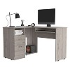 PAGED Home Office Desk L-Shaped Computer Desk with Shelf, Drawers, Keyboard Tray for Office, Study - 4 of 4
