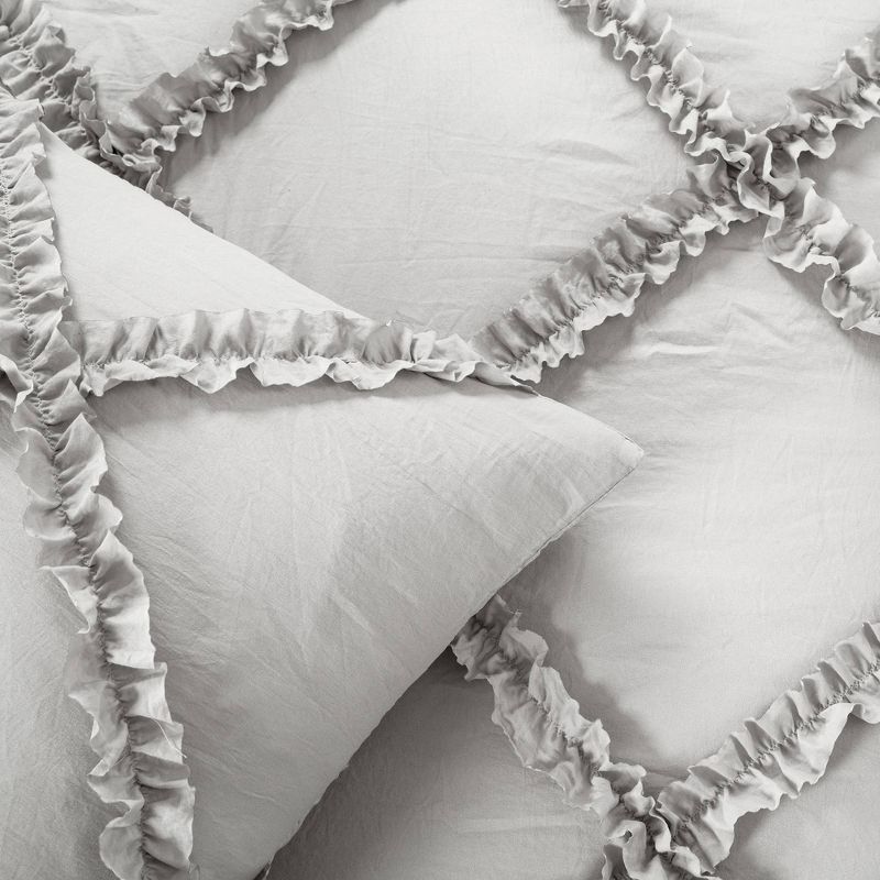 Ruffle Diamond Comforter Set - Lush Décor, 6 of 8