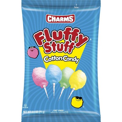 Fluffy Stuff Cotton Candy 2.5 Oz Theater Size Bags - Pack of 3